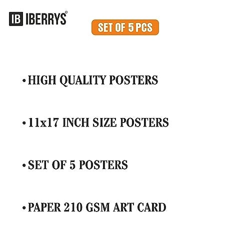 iberry's Periodic Table Posters for Tecahers and Student Room Walls |Periodic table for chemistry students| Chemistry Periodic Table Of Elements Educational Poster (Size 28 x 43 CM, Pack of 10) - Image 5