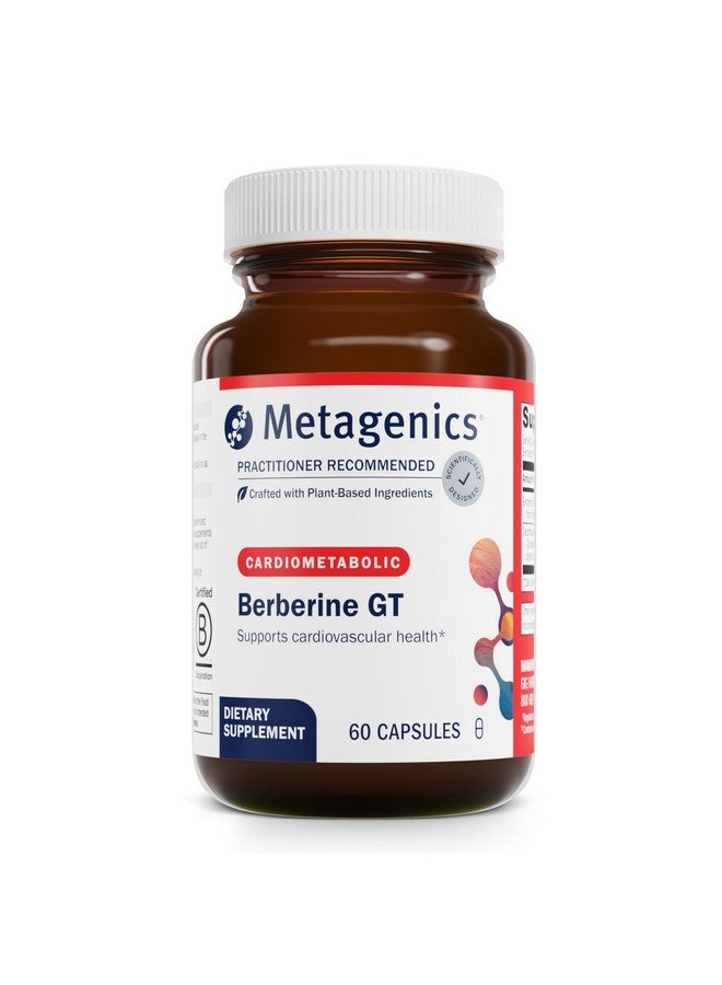 ميتاجينكس بيربيرين جي تي - يدعم صحة القلب والأوعية الدموية واستقلاب الكربوهيدرات الصحي* - 60 قرصًا - Image 1