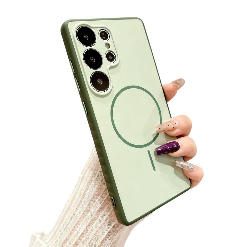 غطاء MagSafe | حماية من السقوط | مغناطيس قوي | مقاوم للصدمات لـ Samsung S25 Ultra / Samsung S25 | أزرق Acrylic - Image 2