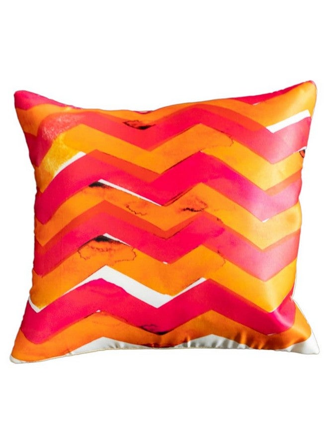 Vendola Vendola Decorative Satin 250TC Sofa Cushion Pillow Covers, Multicolor, Set of 5 Floral Cushion Covers(Florence,18x18 Inches) - Image 3