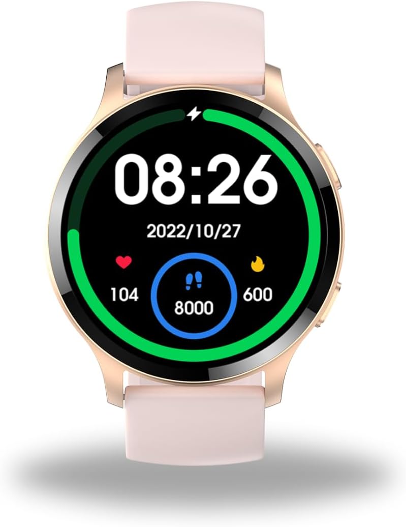 Smart Watch For Women, UAETECH 1.45" Women Watch 100 Sports Mode - Answer Call/Fitness Tracker/Blood oxygen- Sleep monitor/Heart Rate Tracker / IPX8 Waterproof For IOS,Android (Pink) - Image 2