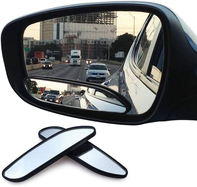 EEEKit 2pcs Side Mirror Blindspot Blind Spot Mirror 360 Degree Rotating Wide Angle Convex Rearview for Car Truck SUV RV and Van