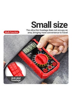 Generic 1999 Counts Multimeter for Resistance Testing, Ideal for Televisions, Refrigerators, and Air Conditioners; Measures Current and Resistance (Red) for Various Electronic Devices.  - Image 5