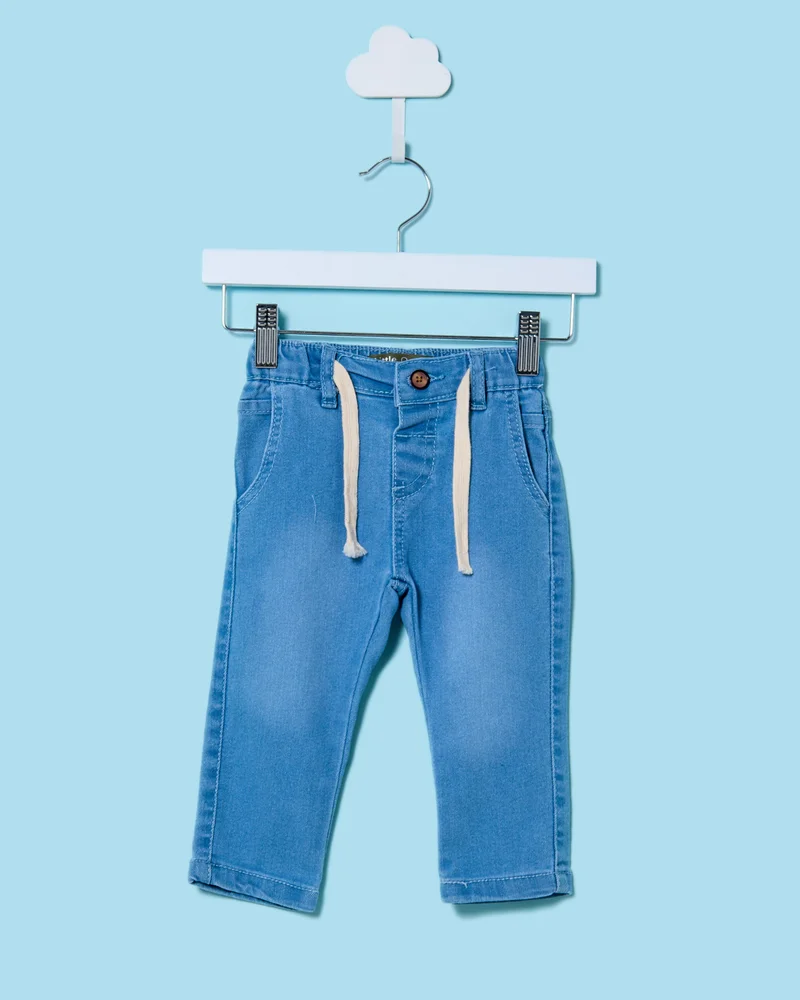 Redtag Infant Boys Blue Pull Jeans