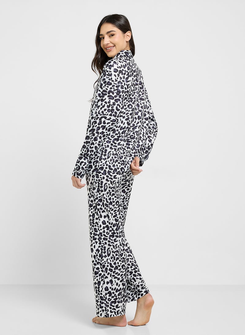 Ginger Animal Print Shirt & Pj Set - Image 2