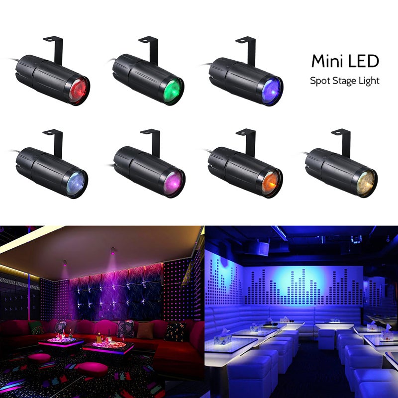 كشاف LED بقابس المملكة المتحدة، خرز LED رائع، ضوء خالٍ من الوميض ومضاد للتوهج - مدخل جهد كهربائي واسع 90-240 فولت، دعامة تثبيت قابلة للتعديل، جاهز للتشغيل الفوري، للديكور الداخلي والخارجي، منصة الدي جي، والحديقة - Image 4
