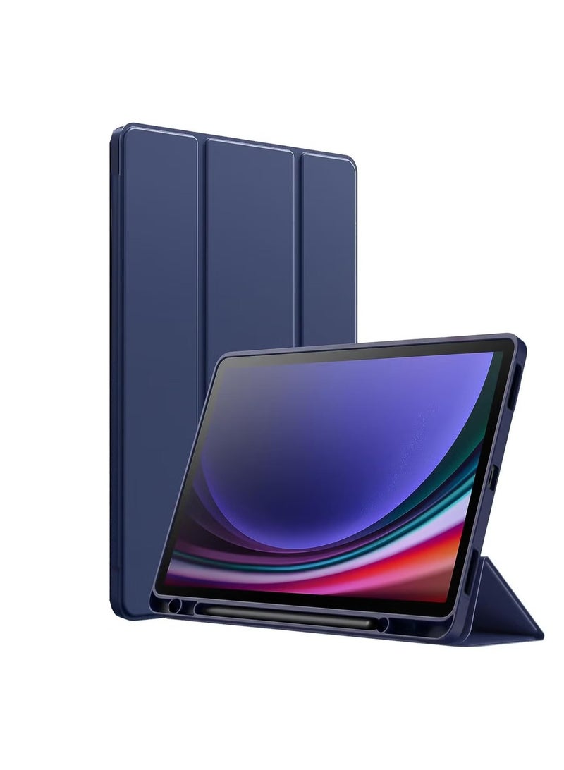 Smart Case For Honor Pad X9a/X9 Pro Tablet 11.5 Inch Tablet  Cover with Pencil Holder, Soft TPU Smart Stand Back Cover Auto Wake/Sleep (blue)