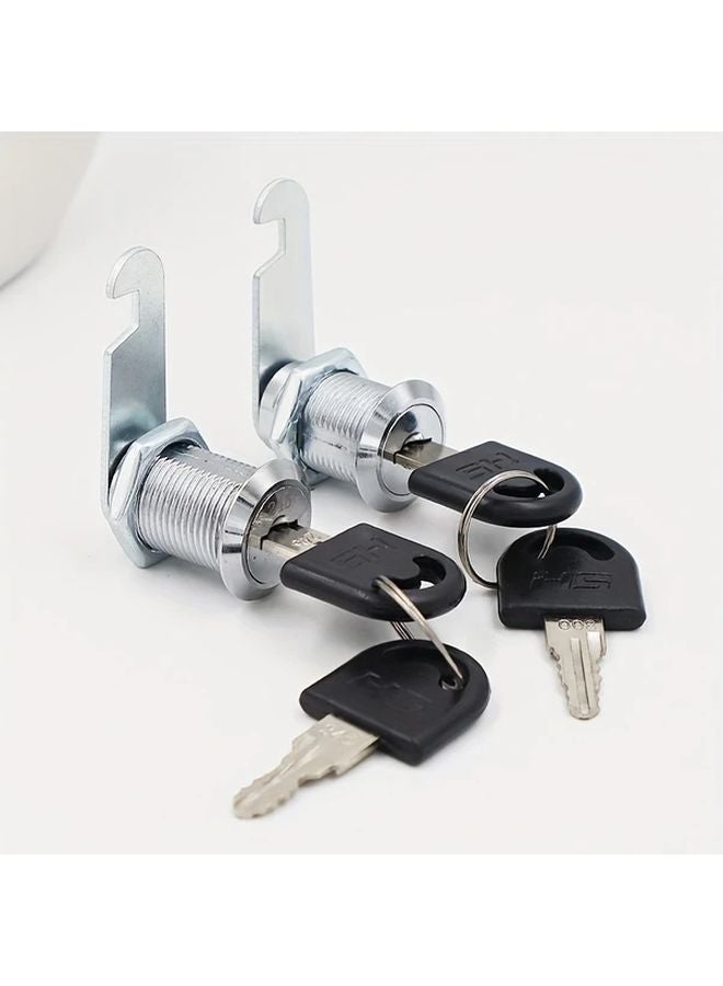 16mm Keyed Cylinder Cam Locks With Keys For Tool Box File Cabinet Drawer - Image 3
