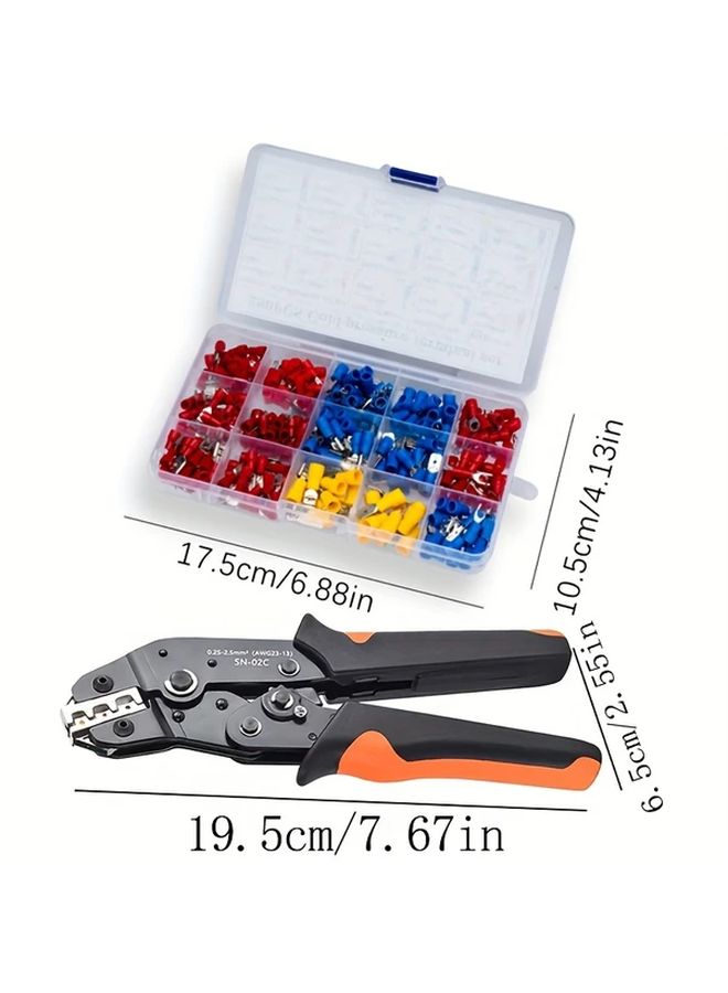 280 Pcs SN-02C Wire Crimping Tool Kit With Insulated Cable Lugs - Image 3