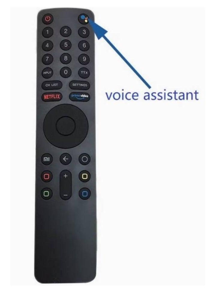 HCE Universal Remote Control For Xiaomi Mi TV 4S 4A Smart TV Replacement Remote Control For Xiaomi Mi 4S 4A Smart TV With Bluetooth And Voice Control Black - Image 2