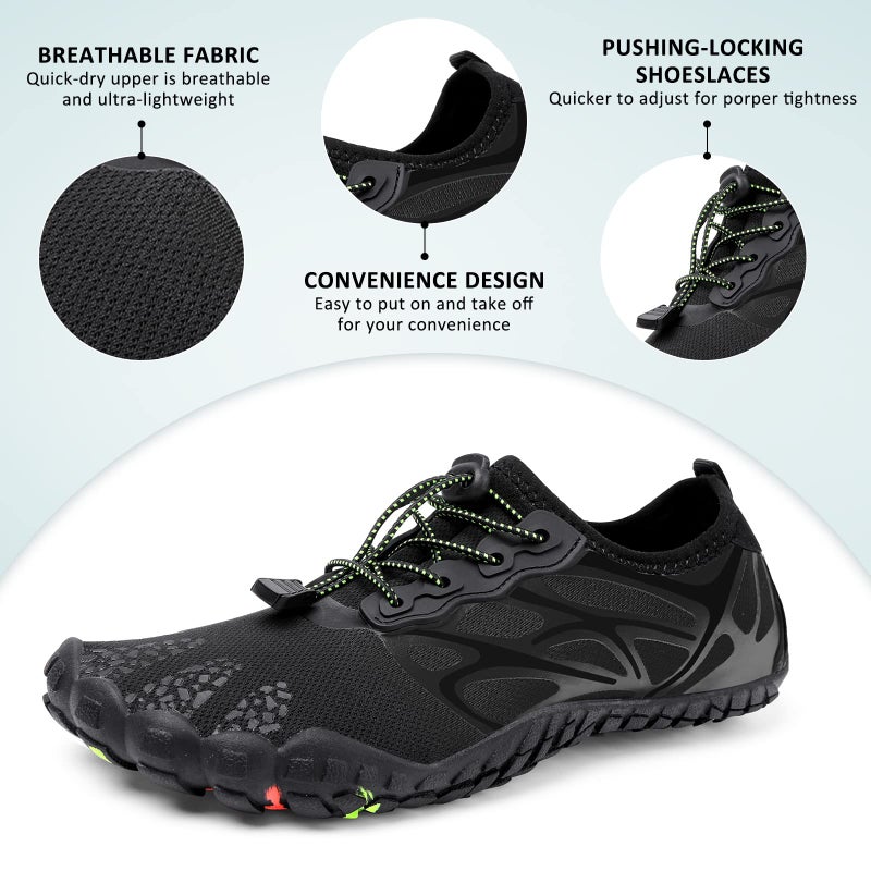 ziitop Water Shoes for Men Women Beach Barefoot Swim Rock Climbing Pool Shoes Socks, Anti-Slip Breathable Quick Dry Lightweight Slip-on, Outdoor Sport Hiking Walking Boating Fishing Diving Surfing - Image 4
