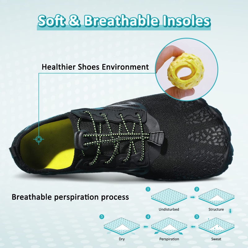 ziitop Water Shoes for Men Women Beach Barefoot Swim Rock Climbing Pool Shoes Socks, Anti-Slip Breathable Quick Dry Lightweight Slip-on, Outdoor Sport Hiking Walking Boating Fishing Diving Surfing - Image 5