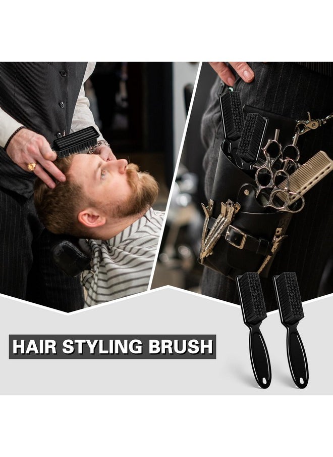 NICEMOVIC NICEMOVIC Barber Clipper Cleaning Brushes, 20 Pcs Plastic Handle Nylon Bristles, Multifunctional Cleaning Supplies for Hair Salon, Home and Travel Use (Black)  - Image 4