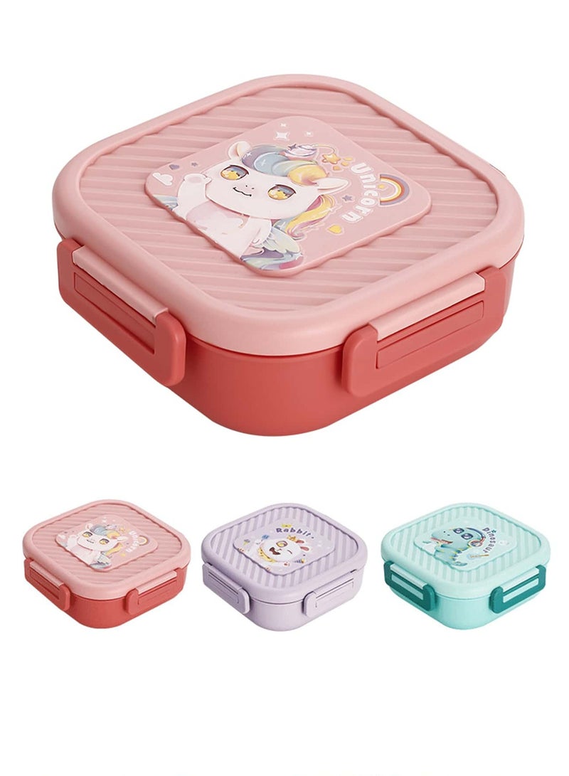 ROEIEIS Lunch Box Kids, Bento Box Kids 1300ml, Seal Fruit Box Leakproof, Lunch Containers BPA Free Dishwasher & Microwave Safe - Image 1