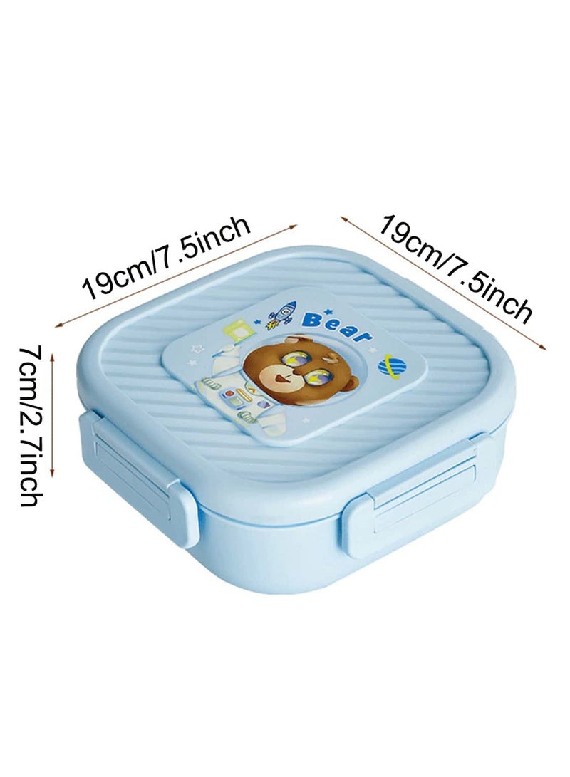ROEIEIS Lunch Box Kids, Bento Box Kids 1300ml, Seal Fruit Box Leakproof, Lunch Containers BPA Free Dishwasher & Microwave Safe - Image 2