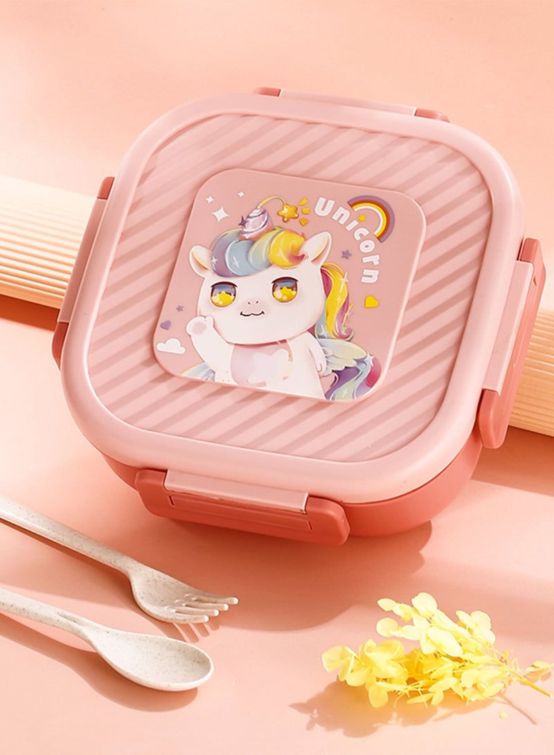 ROEIEIS Lunch Box Kids, Bento Box Kids 1300ml, Seal Fruit Box Leakproof, Lunch Containers BPA Free Dishwasher & Microwave Safe - Image 5