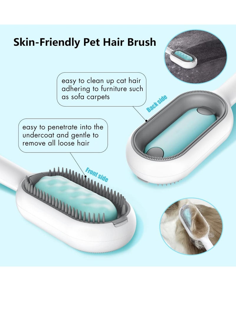 SYOSI Dog Brush Cat Grooming Comb Self Cleaning Slicker Brushes Pet Massage Tool Gently Removes Loose Undercoat Mats Tangled Hair - Image 3