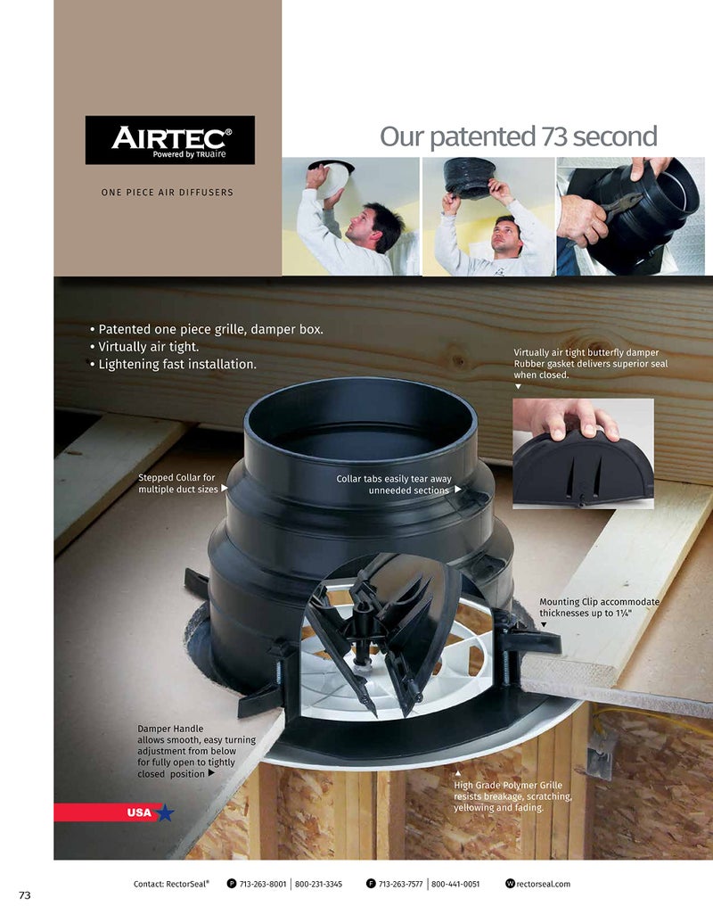 Rectorseal 81913 Airtec Air Diffusers - Image 2