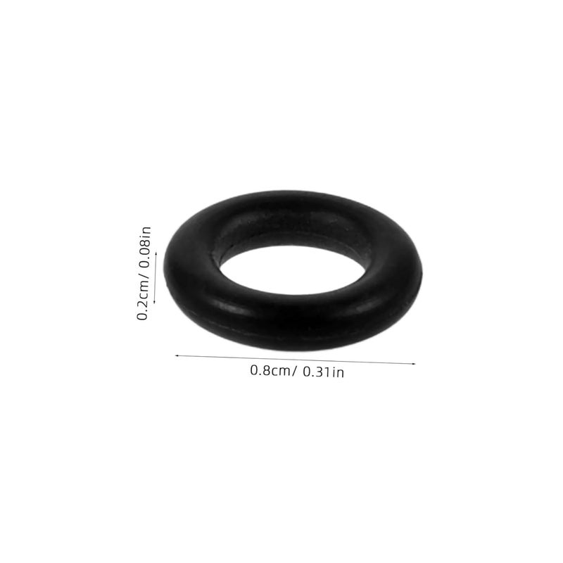 10-Piece Valve Stem Seal Kit Rubber Sealing Rings for Oil Return Valves Replacement Compatible Automotive Applications - Image 2