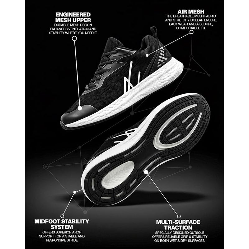 NY Threads Men's Running Shoes Comfortable and Lightweight Casual Sneakers - Image 2