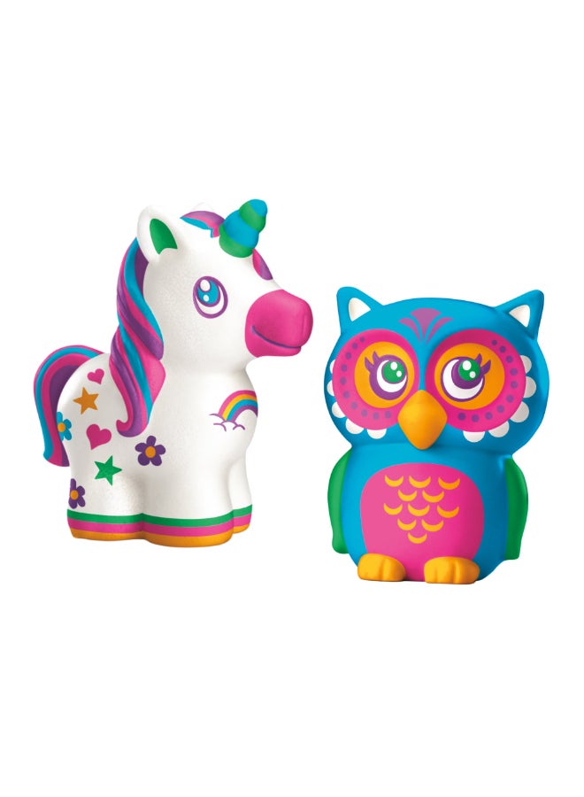 Cra-Z-Art Shimmer ‘n Sparkle Cra-Z-Squeezies Color Your Own Squeezie Fun Set - Image 2