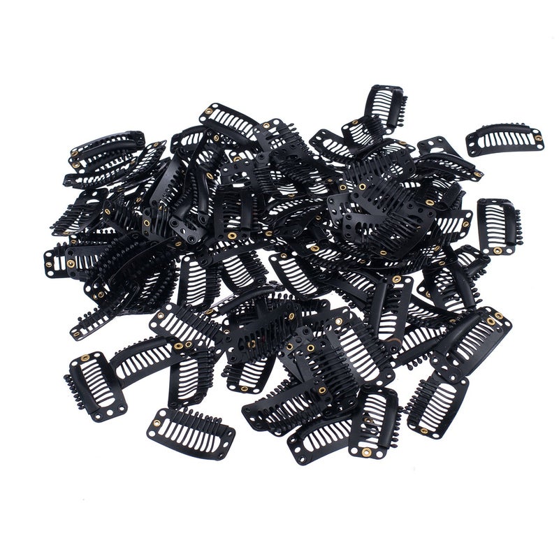 سواك مجموعة مشابك كبس بشكل حرف U من 100 قطعة - Image 3