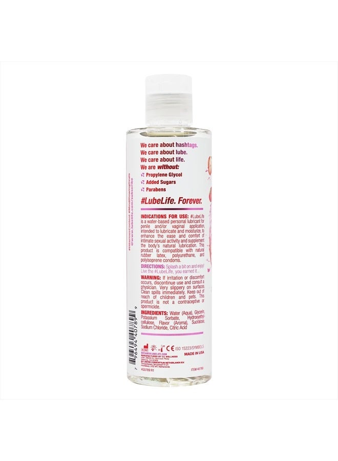 Lube Life Water-Based Strawberry Flavored Lubricant, Personal Lube for Men, Women and Couples, Made Without Added Sugar, 8 Fl Oz  - Image 2
