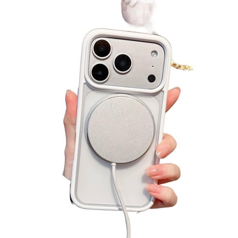 MagSafe iPhone 12 Drop Protection PC Case for Kickstand in White for Work and School - Image 4