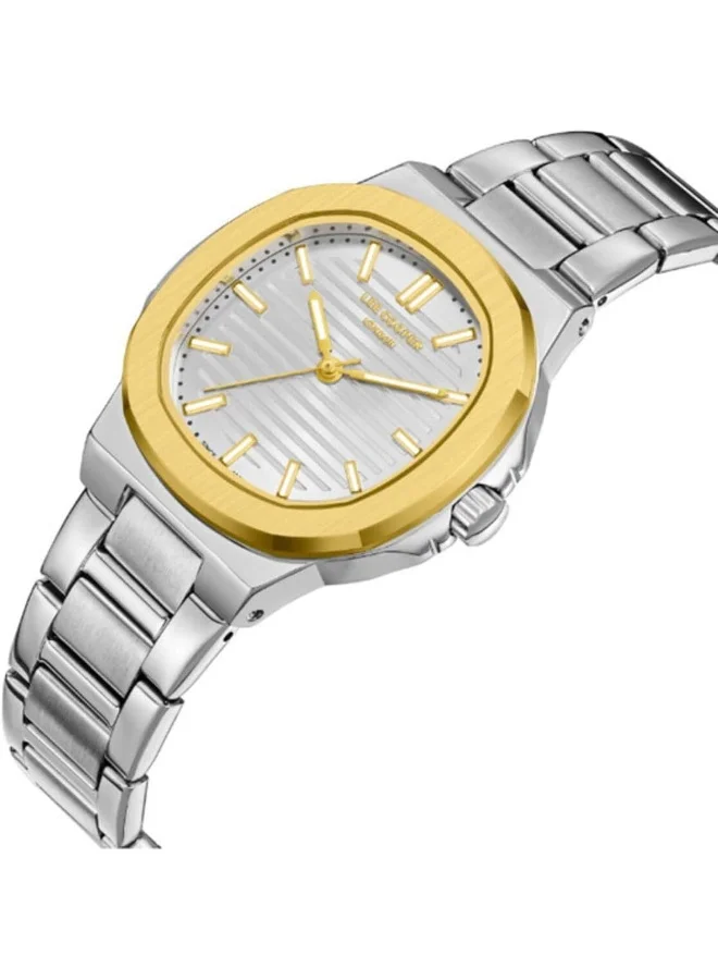 لي كوبر LEE COOPER Women's Watch, Analog Display and Mesh Strap - LC08017.230, Silver
