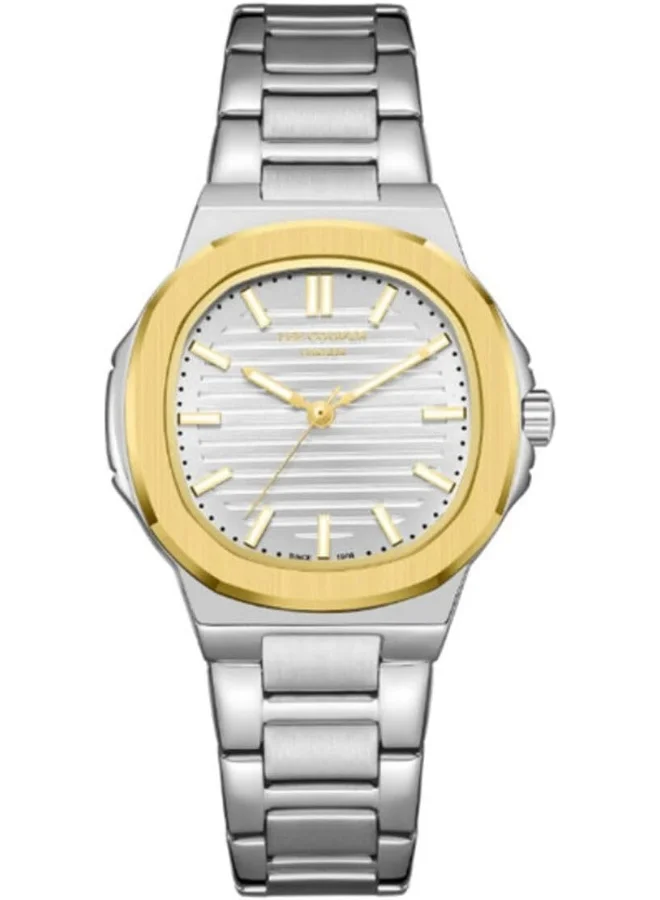 لي كوبر LEE COOPER Women's Watch, Analog Display and Mesh Strap - LC08017.230, Silver