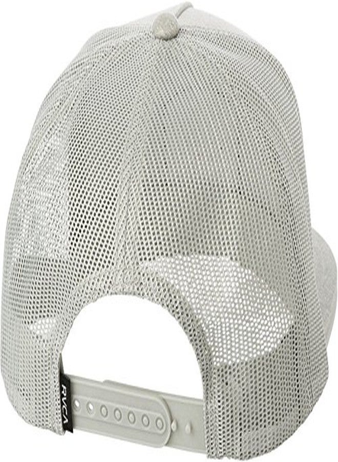 RVCA Men's Denim Trucker HAT, Light Grey, ONE Size - Image 2