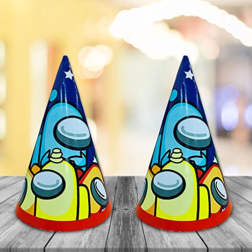 Festiko® Party Favour Children's Birthday Party Game Theme Paper Hat, Paper Hat Set -Game Theme Paper Hats 24 Pcs - Image 4
