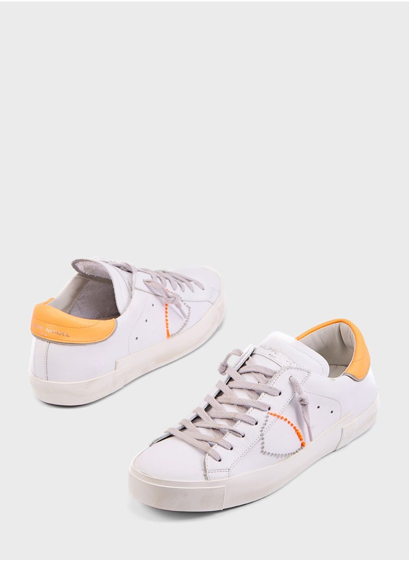 Philippe Model Low Top Lace Up Sneakers  - Image 4
