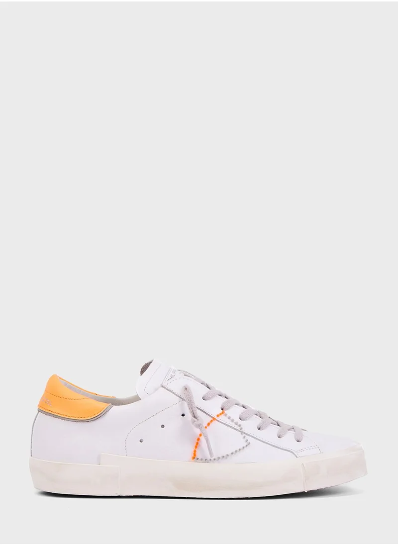 Philippe Model Low Top Lace Up Sneakers