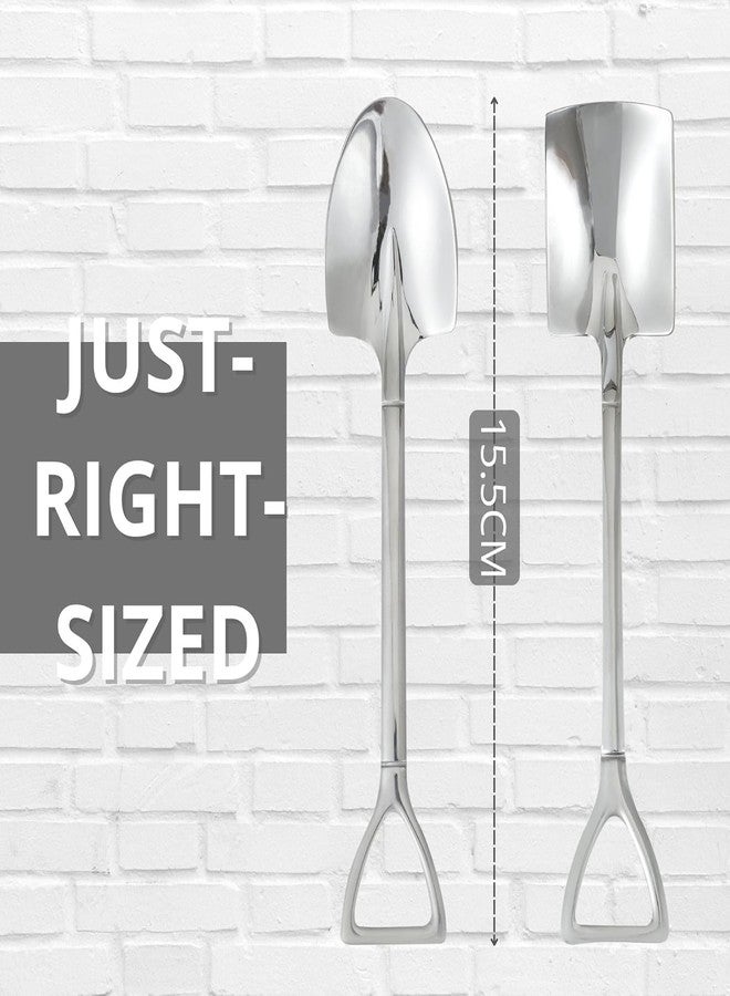 INNObeta Ice Cream Shovels 2 PCS, His and Her Engraved Ice Cream Spoons - Image 2