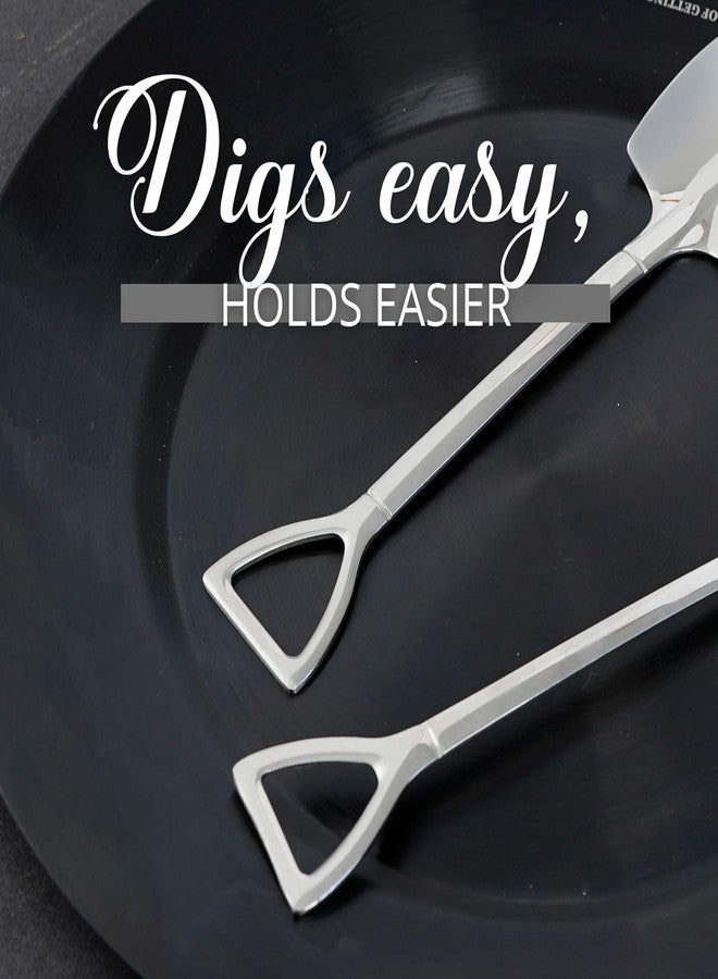 INNObeta Ice Cream Shovels 2 PCS, His and Her Engraved Ice Cream Spoons - Image 4