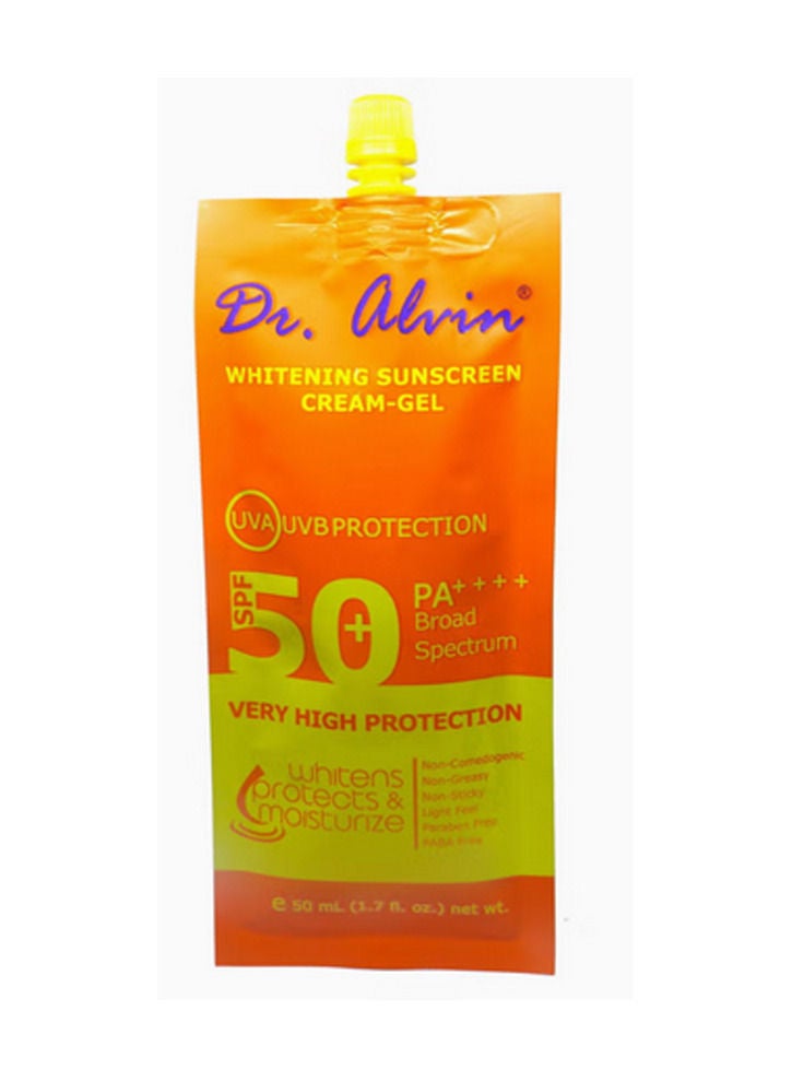 دي آر. ألفين كريم تبييض واقي من الشمس بعامل حماية 50