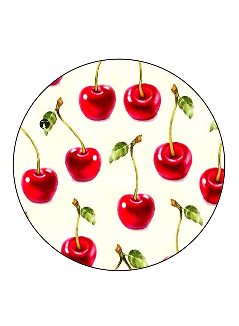 RKN Cheeries Printed Fridge Magnet  Round  Multicolour - Image 2