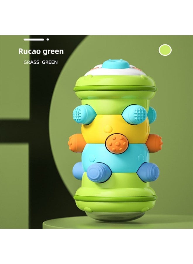 Funny Roller Caterpillar Pressing Early Education Educational Exercise Finger Grasping Crawling Training Infant Toys-Color:Roller Caterpillar 【green】 - Image 1
