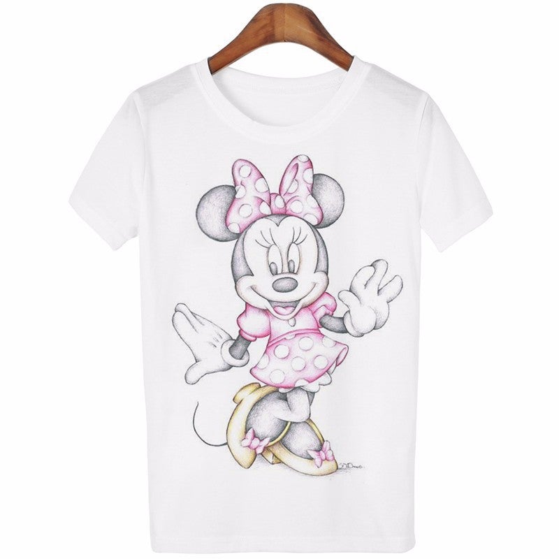 European and American fashion ladies short sleeve T-shirt cartoon European and American manufacturers cross-border a generation of S-3XL - Image 5