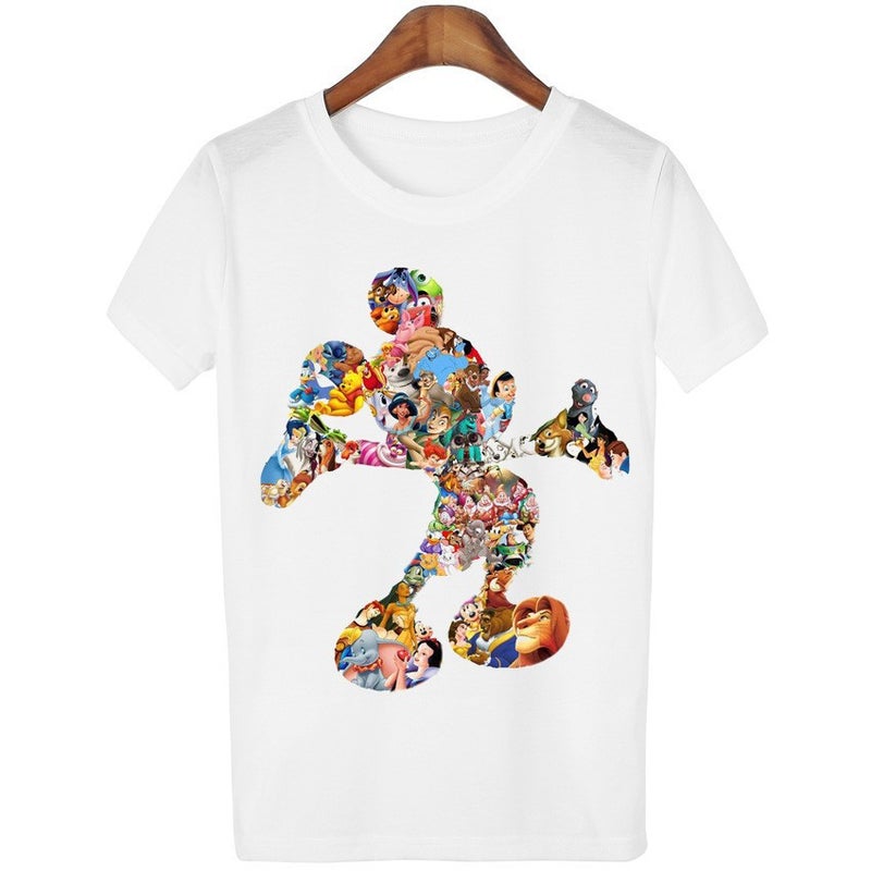 European and American fashion ladies short sleeve T-shirt cartoon European and American manufacturers cross-border a generation of S-3XL - Image 3