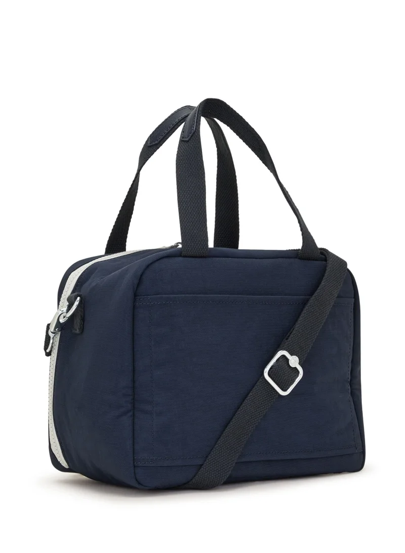 Kipling Miyo-Insulated medium lunch bag with trolley sleeve-True Blue Grey-15381-U84