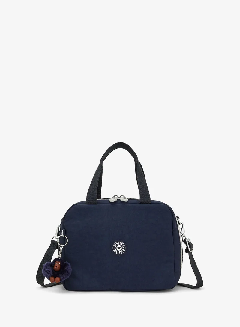 Kipling Miyo-Insulated medium lunch bag with trolley sleeve-True Blue Grey-15381-U84