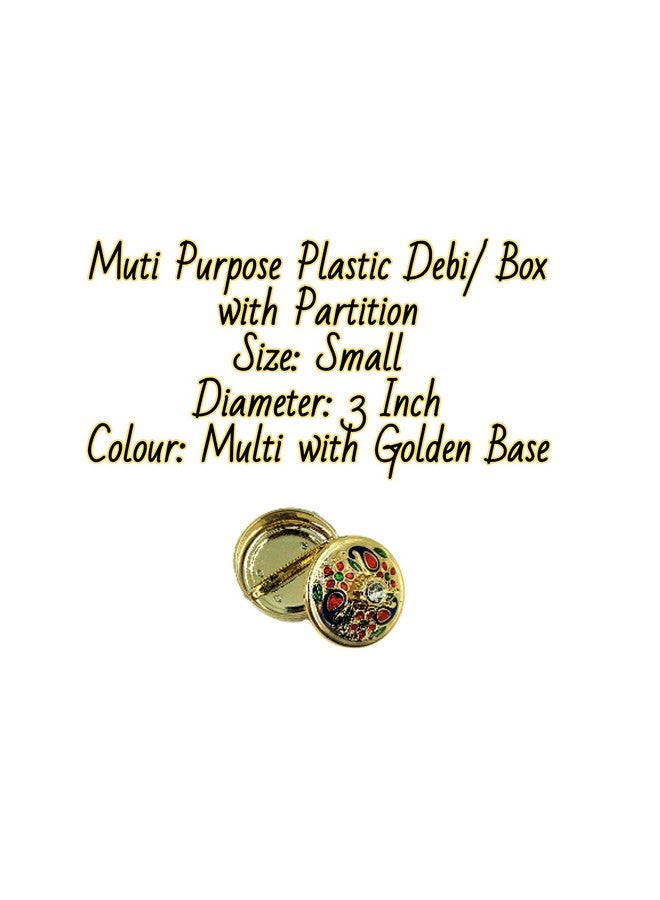 Artonezt مجموعة صينية كاروا تشاوث المطرزة يدويًا (صينية، كلاش، شالني، غطاء صينية، ديفي صغيرة) صواني بوجا لكاروا تشاوث، زفاف، ديوالي، نافراتري، فارالاكسمي، لاكشمي، غانيش آرتي - Image 5