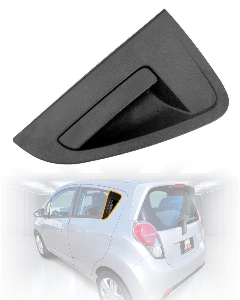 Gledewen Driver Door Handle Rear Exterior Left Side Compatible with 20132015 Chevrolet Spark Textured Black Outside Handle Replace 95987920 Outer Door Handle Part Assembly Sealing Strip