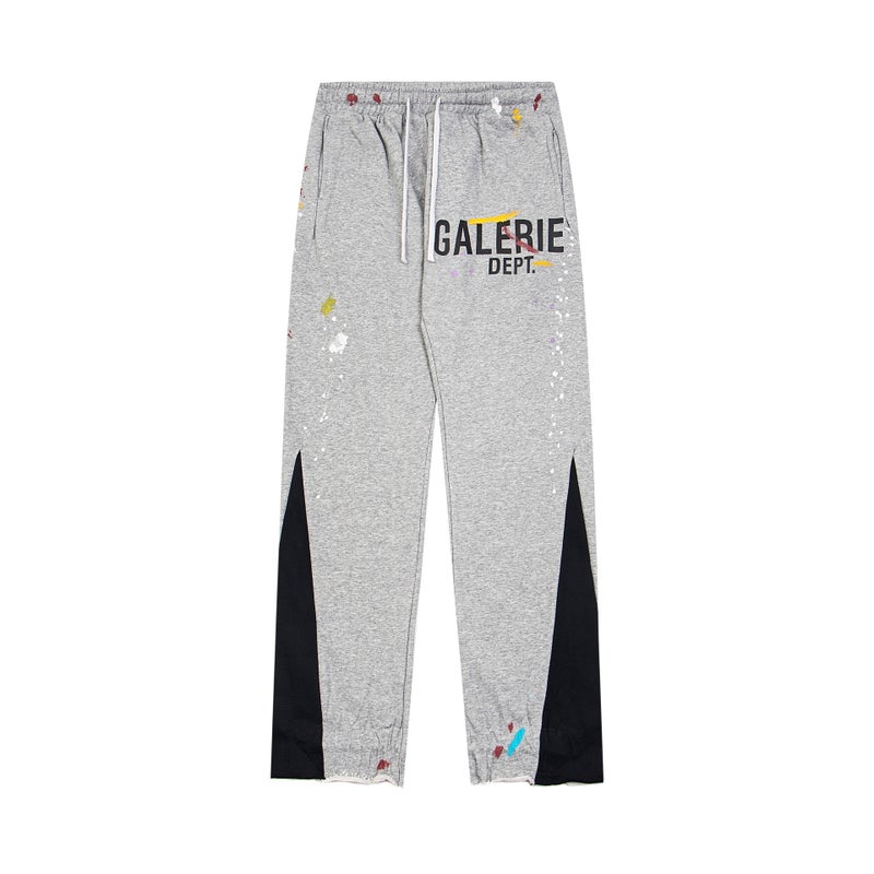 G D Splash Ink Graffiti Casual Loose Pants Stitching Couples Leg Pants Trendy Men'S And Women'S Same - Image 4