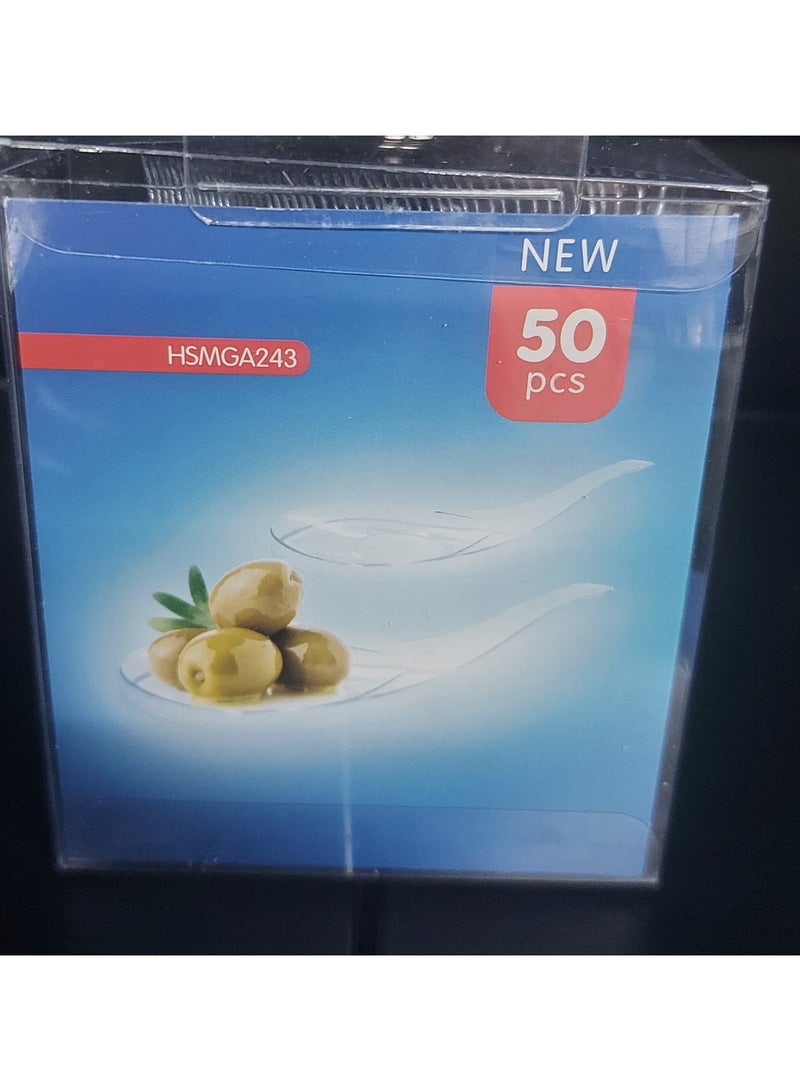 Hotpack Big Heavy Weight Plastic Bridge Spoons 24 Pieces - Image 5