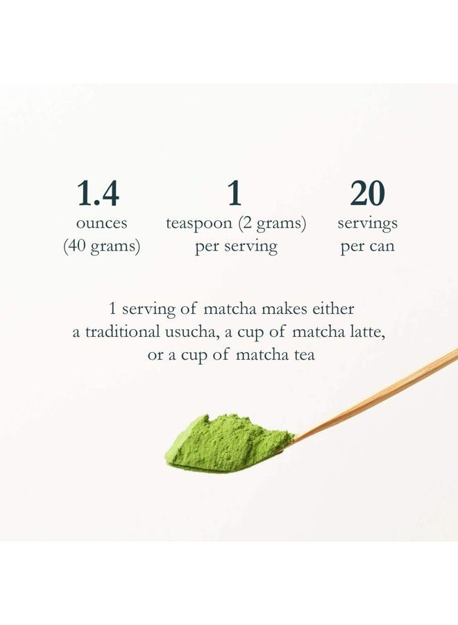 Naoki Matcha Superior Ceremonial Blend – Authentic Japanese First Harvest Ceremonial Grade Matcha Green Tea Powder from Uji, Kyoto (40g / 1.4oz) - Image 2