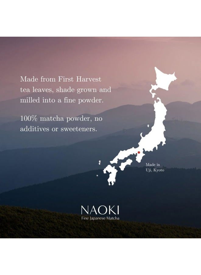Naoki Matcha Superior Ceremonial Blend – Authentic Japanese First Harvest Ceremonial Grade Matcha Green Tea Powder from Uji, Kyoto (40g / 1.4oz) - Image 3