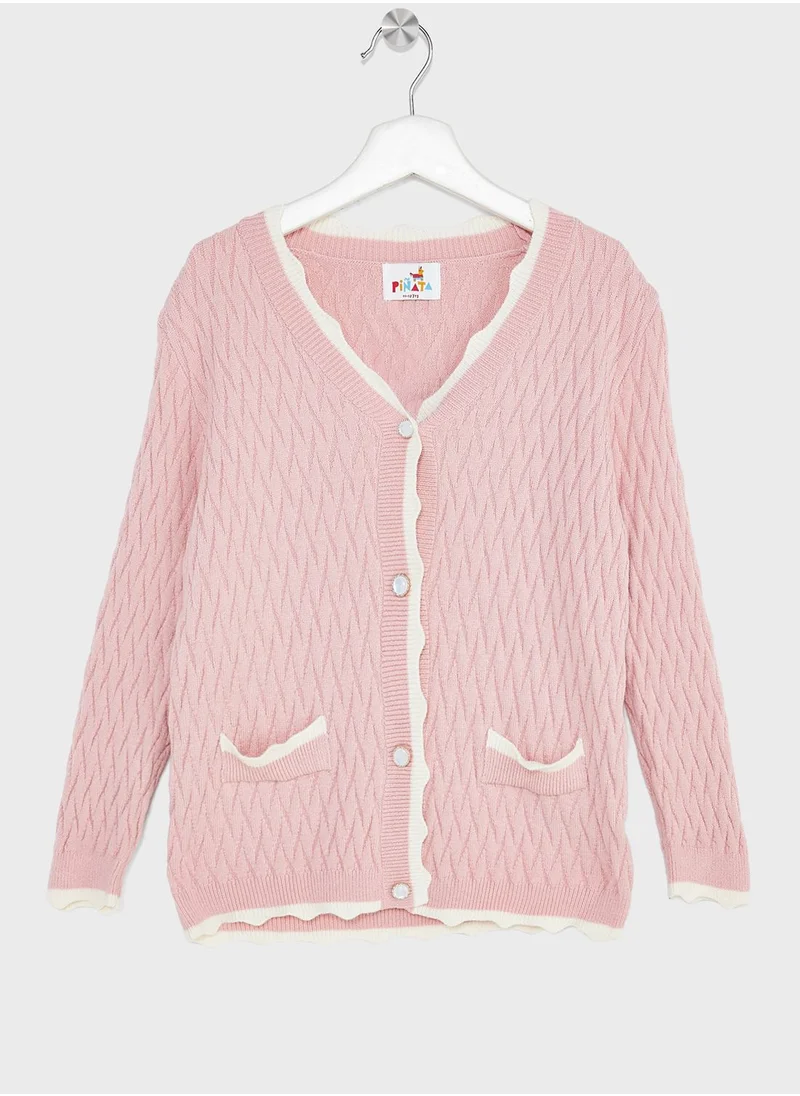 Pinata Girl V-Neck Cardigan